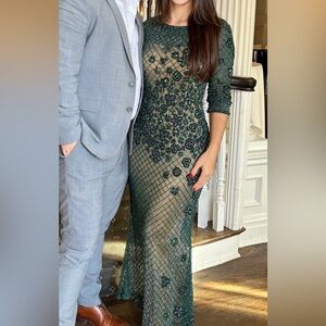 Basix label beaded gown